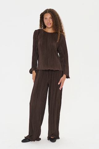 SAINT TROPEZ Bluse 'Zuni' in Braun