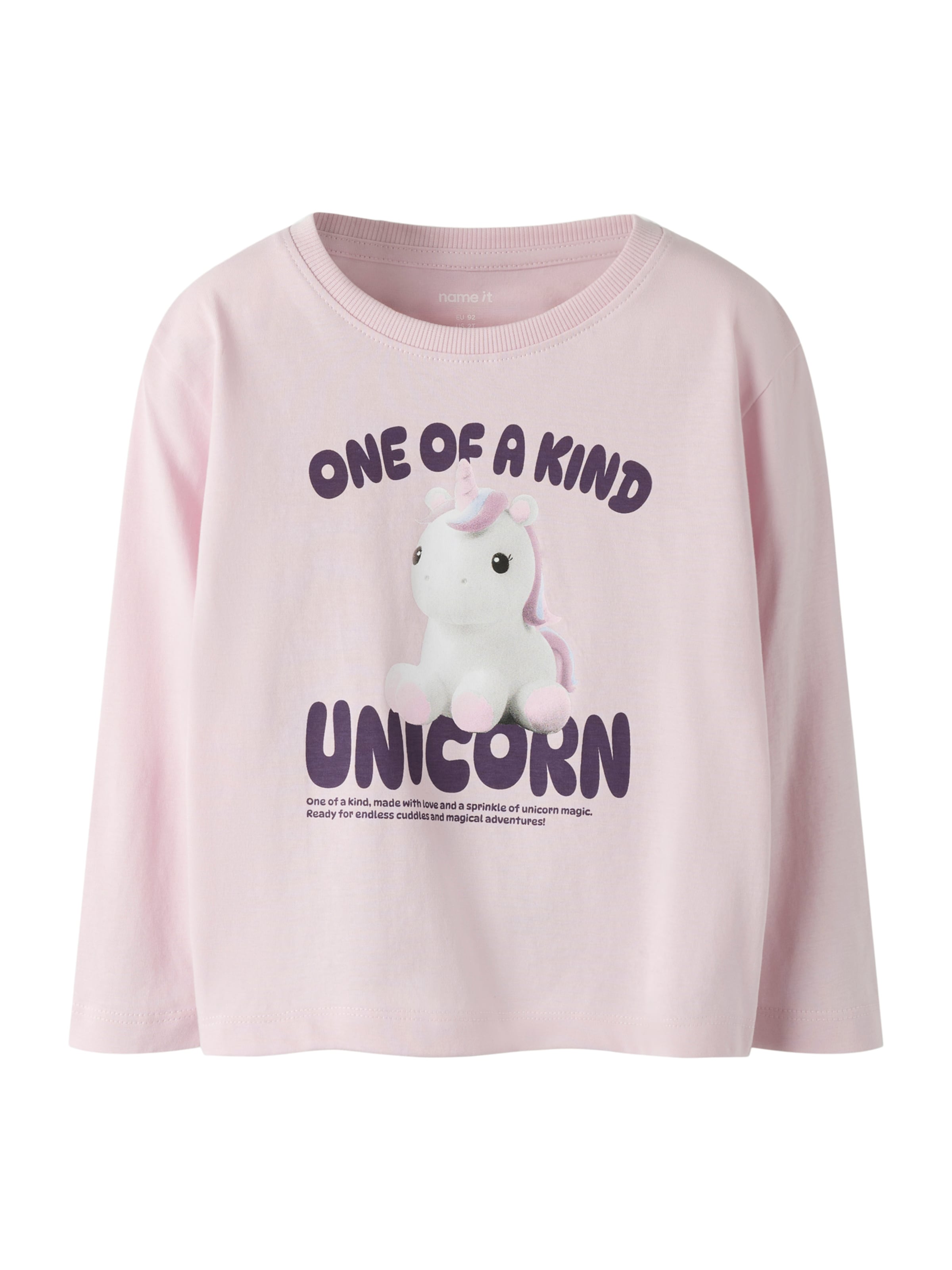 Tricou 'NMFORINA' de la NAME IT pe mov: față