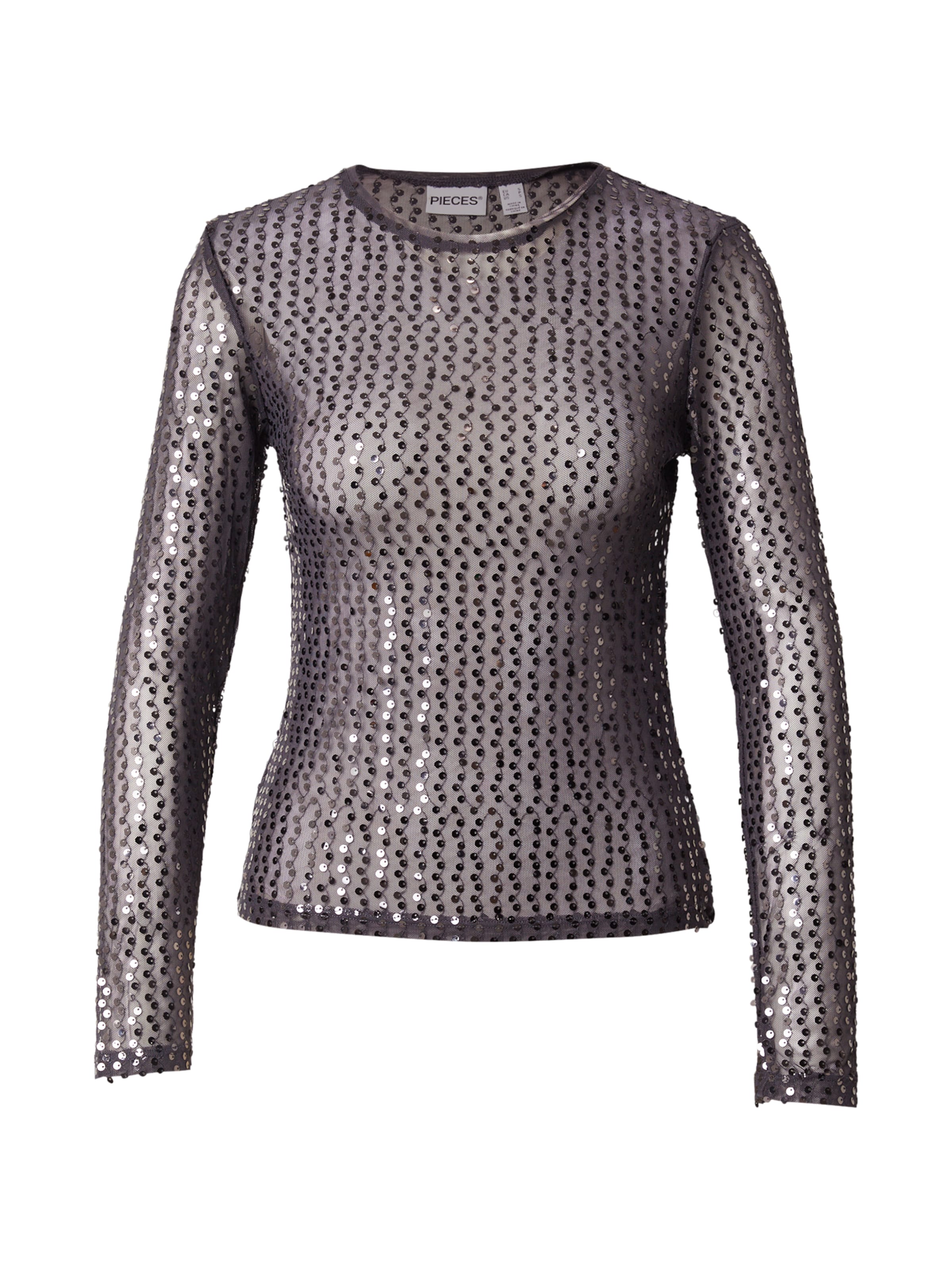 T-shirt &#x27;PCMacey&#x27; PIECES en bleu : devant