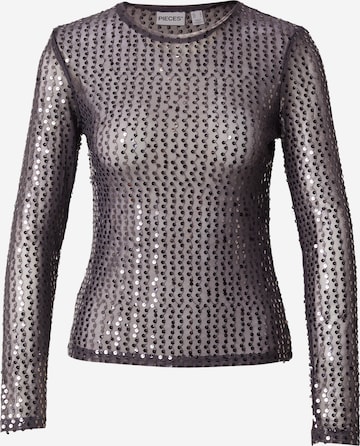 PIECES Shirt 'PCMacey' in Blauw: voorkant