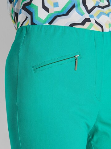 Goldner Slim fit Trousers 'Louisa' in Green