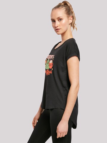 T-shirt 'Merry Christmas' F4NT4STIC en noir