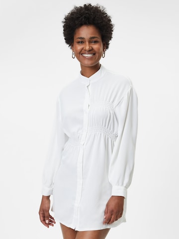 Misspap Košilové šaty – bílá: přední strana