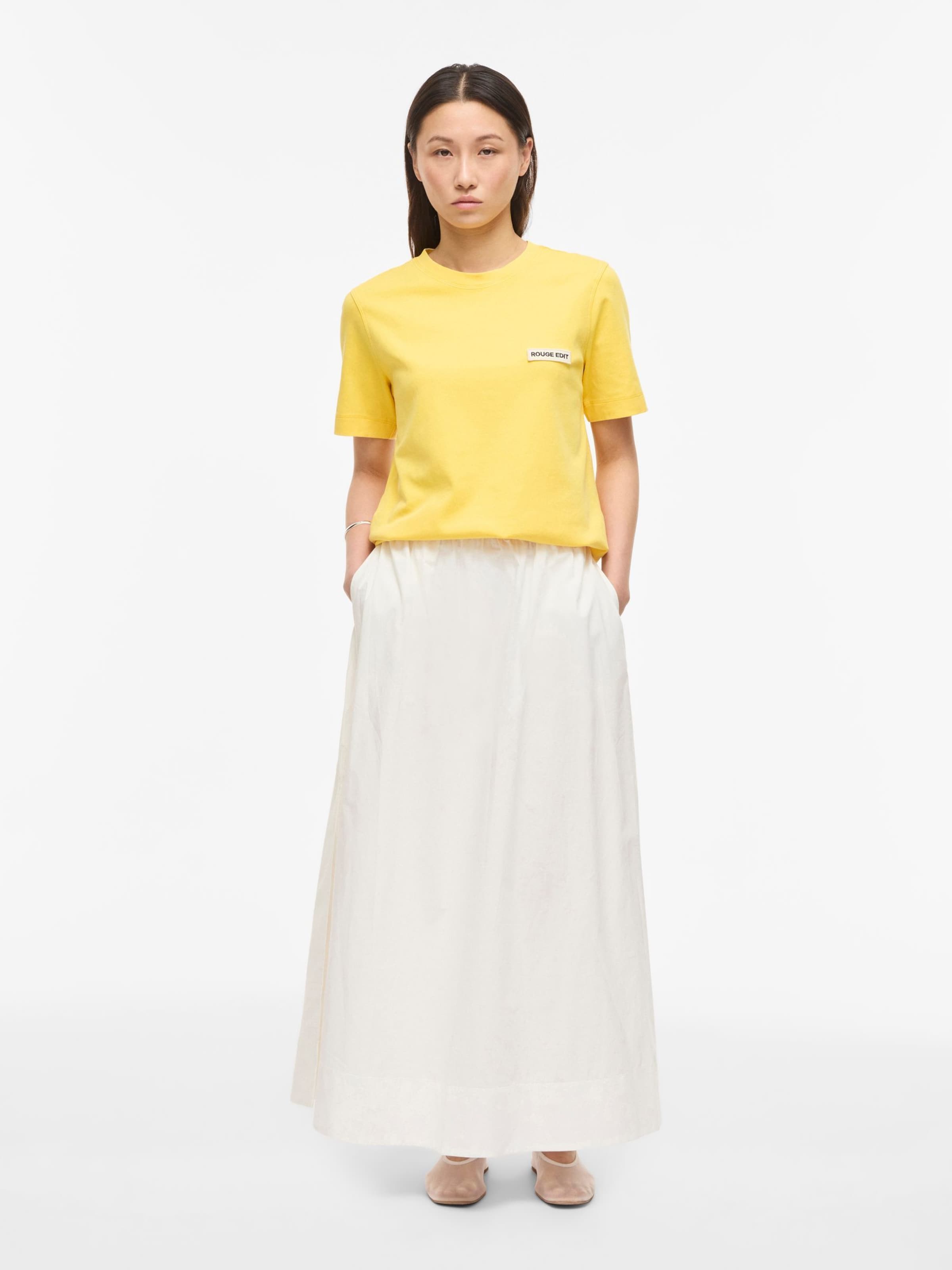 ROUGE EDIT T-Shirt in Gelb