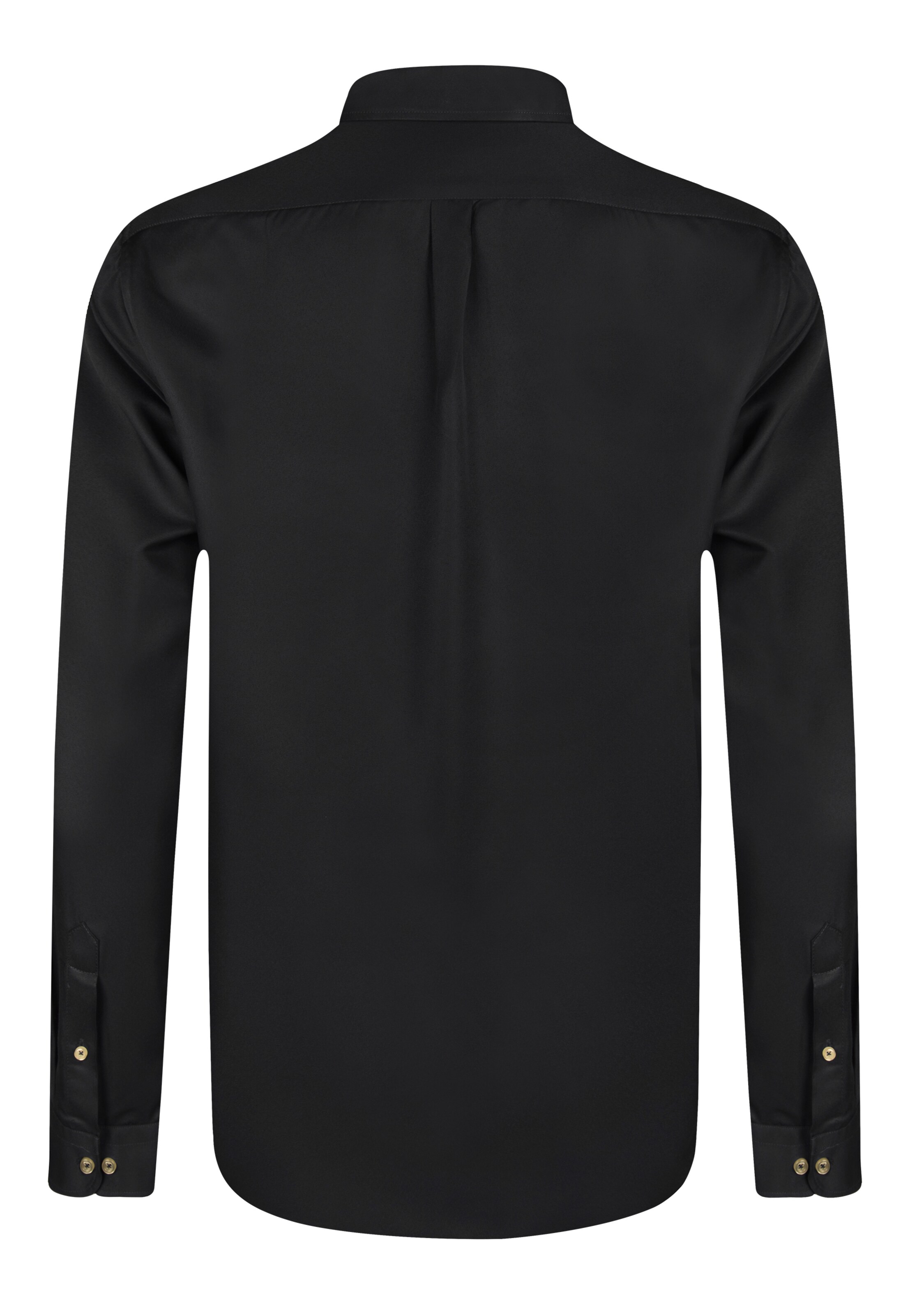 Jimmy Sanders Rovný strih Košeľa - Čierna