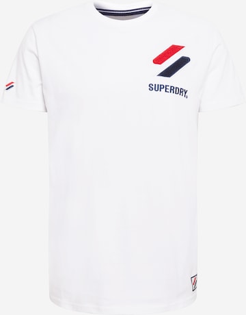 Maglietta di Superdry in bianco: frontale