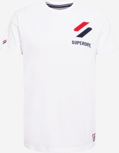Superdry Shirt in blau / rot, Produktansicht