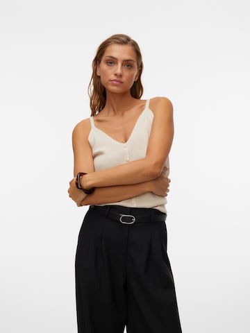 VERO MODA - Top de malha 'NEW LEXSUN' em bege: frente