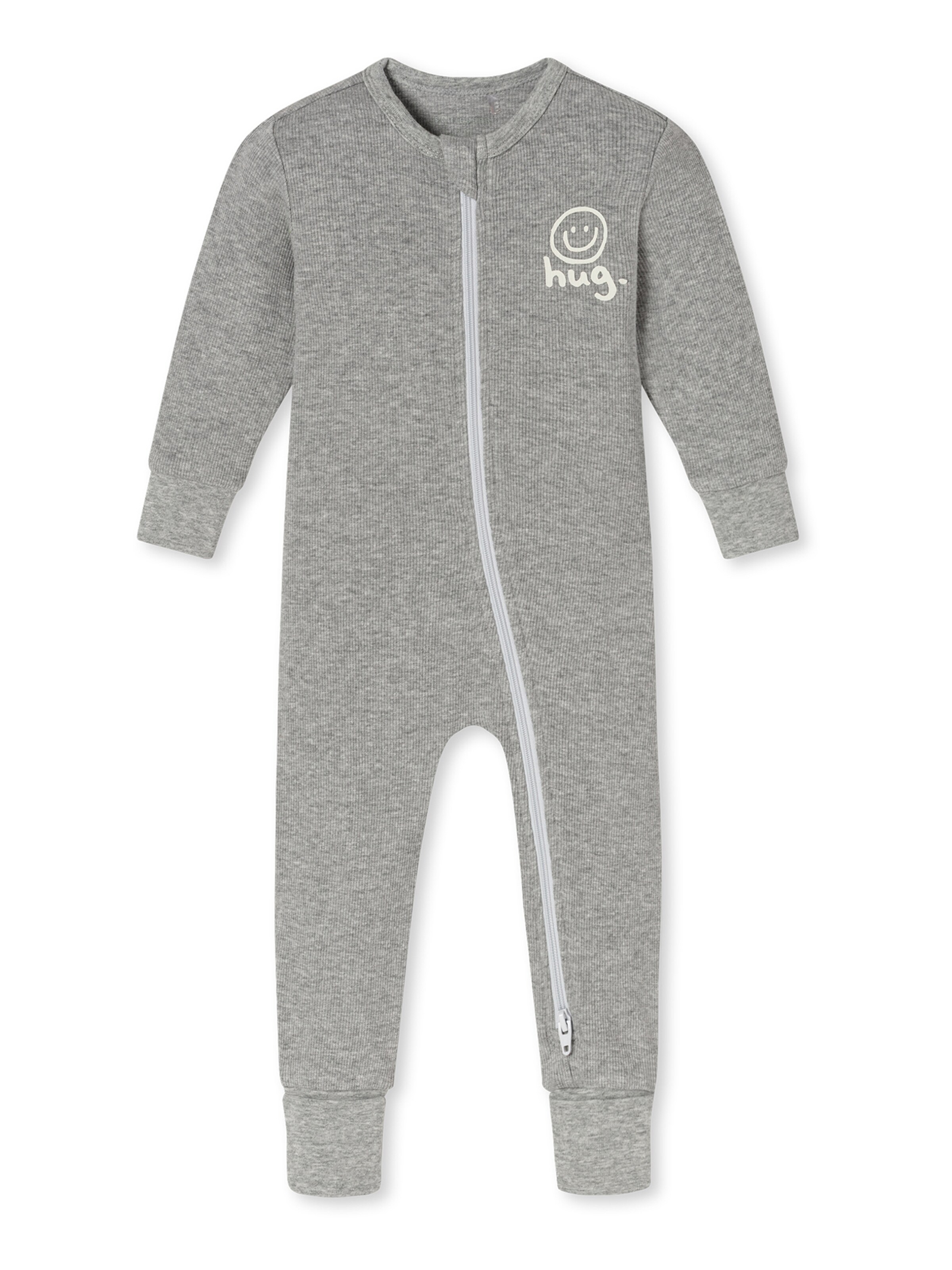 SCHIESSER Rompertje/body ' Nightwear ' in Grijs: voorkant