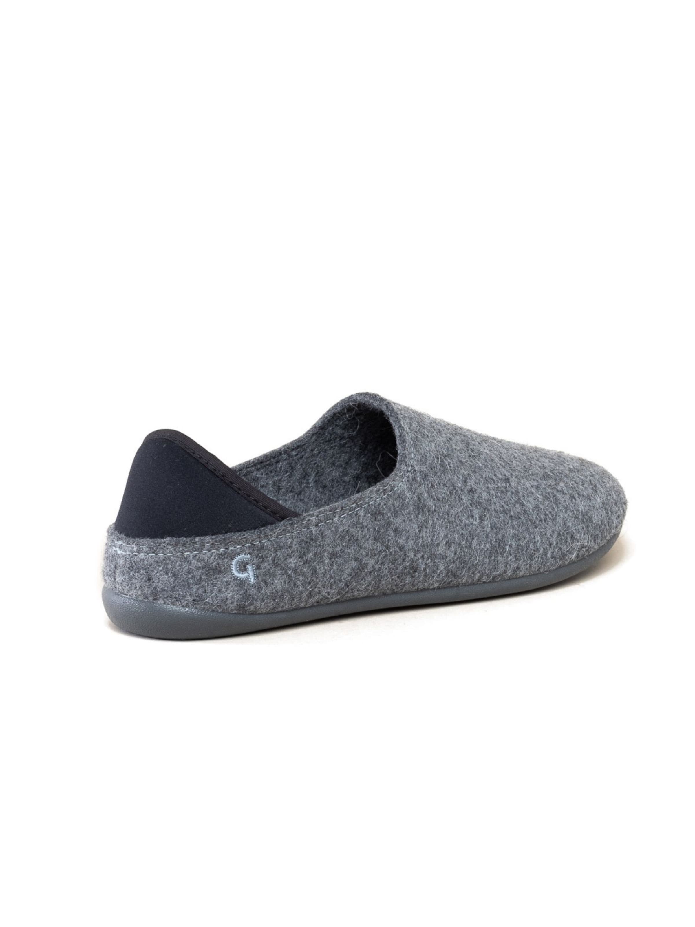 Gottstein Hausschuh 'Filzpantoffel Wool Slip-On'‌‌‌‌ in Grau