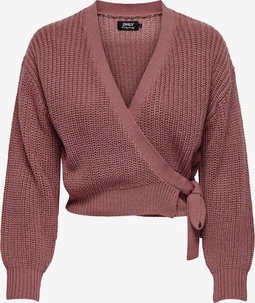 Cardigan 'Breda' ONLY en rose : devant