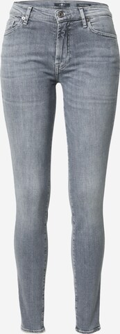 7 for all mankind Skinny Jeans 'SliIl' in Grijs: voorkant