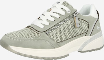 Baskets basses MUSTANG en vert : devant