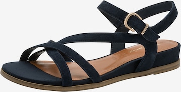 Sandales Tamaris en bleu : devant