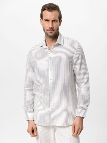 Antioch Regular fit Button Up Shirt in White