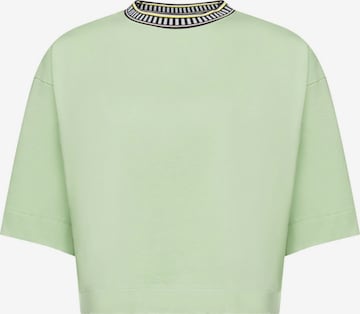 T-shirt ESPRIT en vert : devant