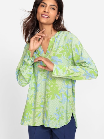 Olsen Blouse in Groen: voorkant