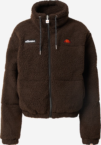 ELLESSE Winter Jacket in Brown: front