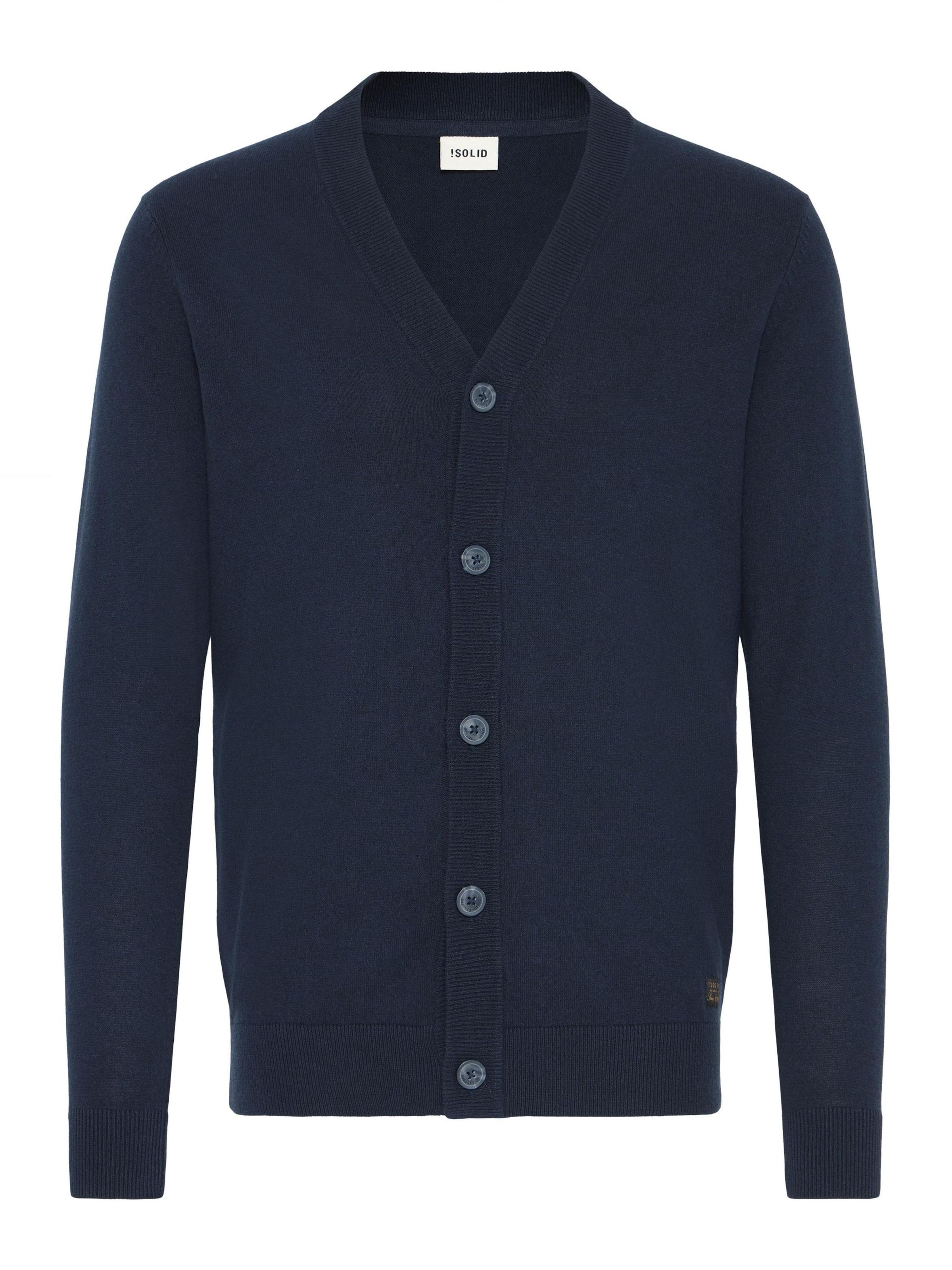 !Solid - Casaco de malha 'Akalma' em azul: frente