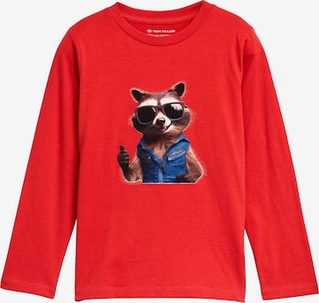 TOM TAILOR Shirt in Rot: Vorderseite