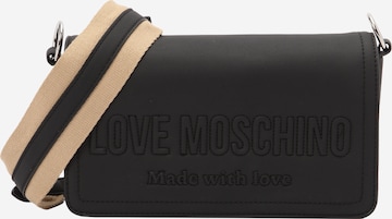 Love Moschino Umhängetasche in Schwarz: Vorderseite