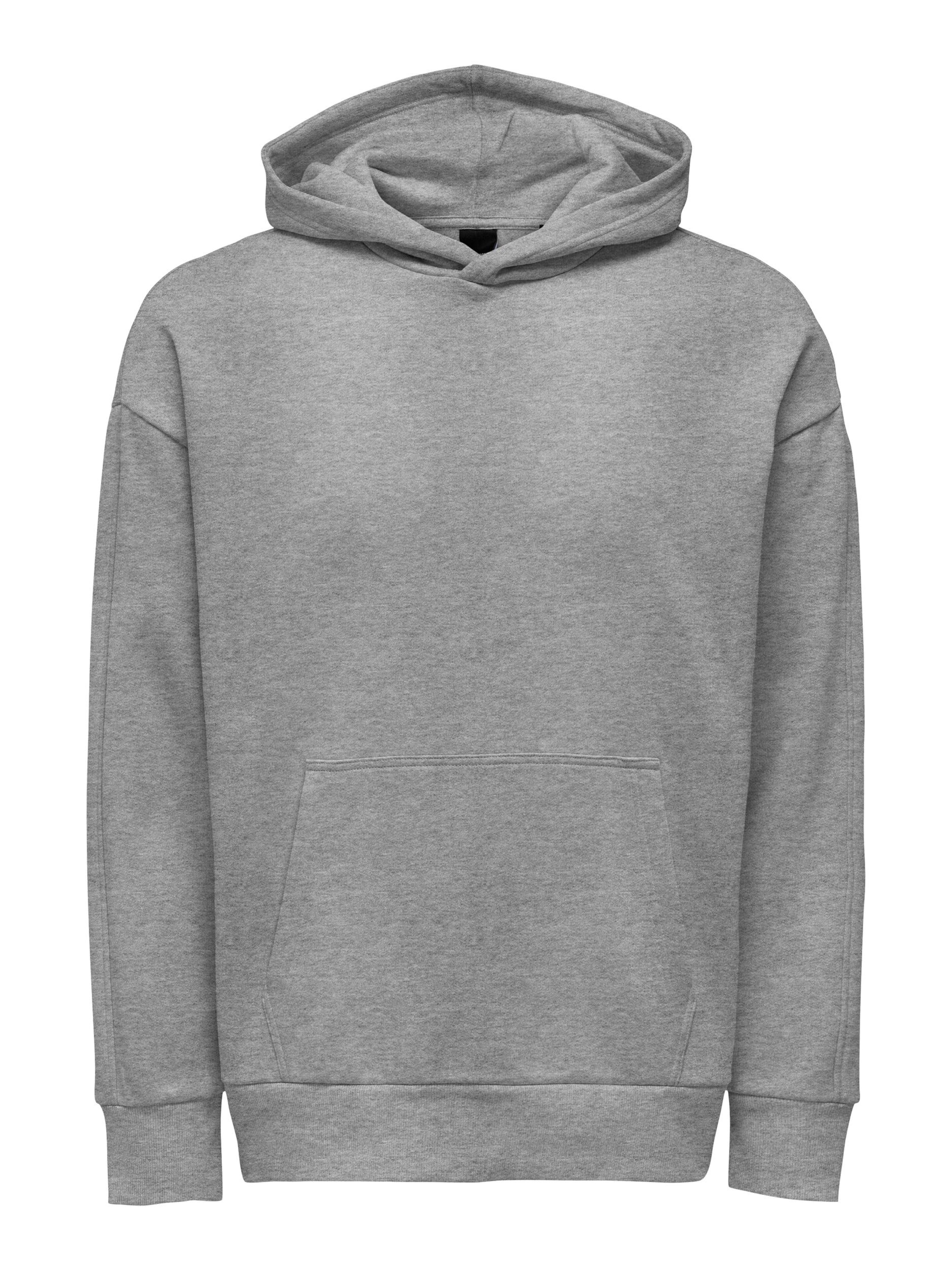 Only & Sons - Slimfit Sudadera 'Dan' en gris: frente
