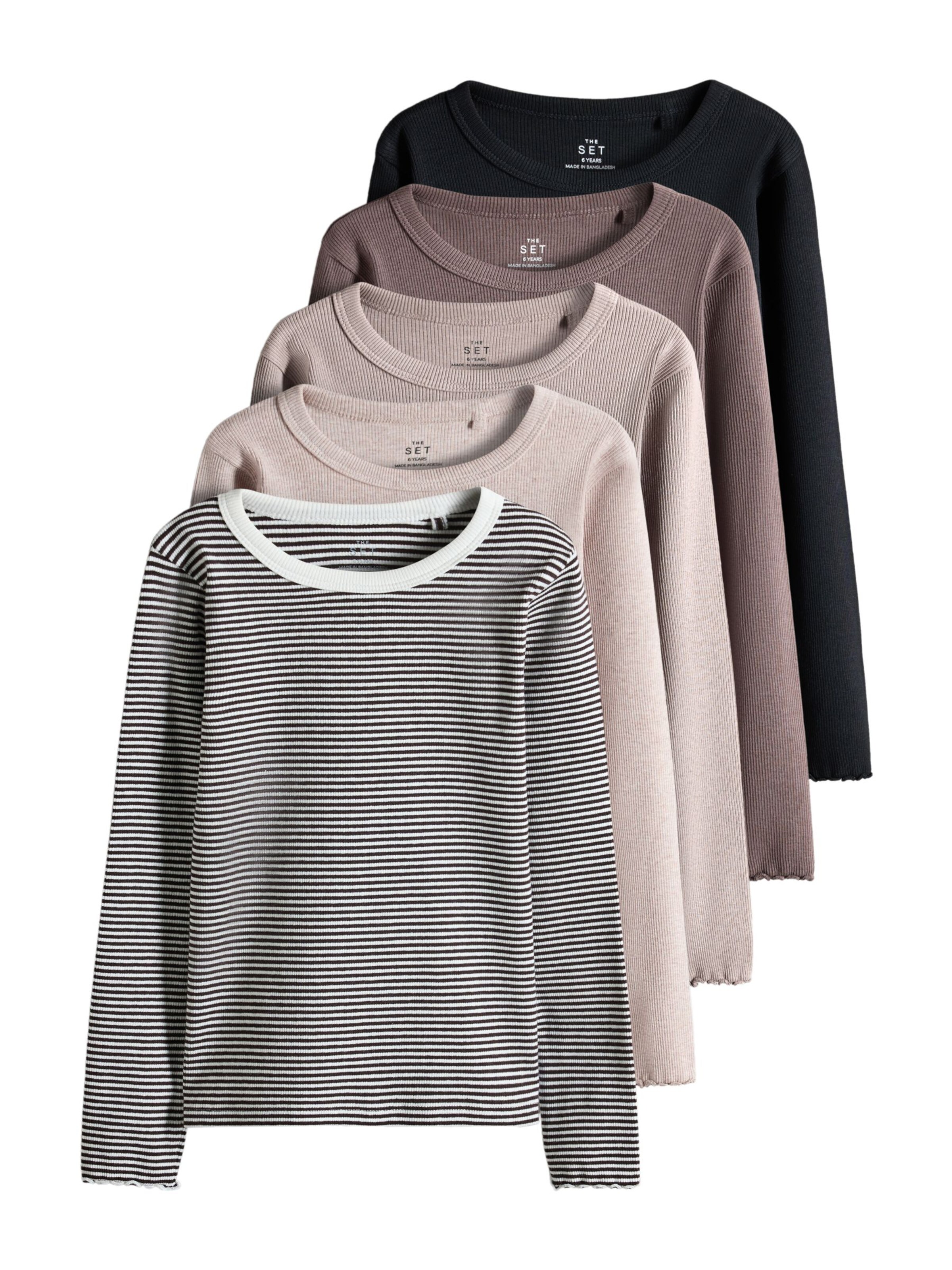 The Set T-shirt i blandade färger: framsida