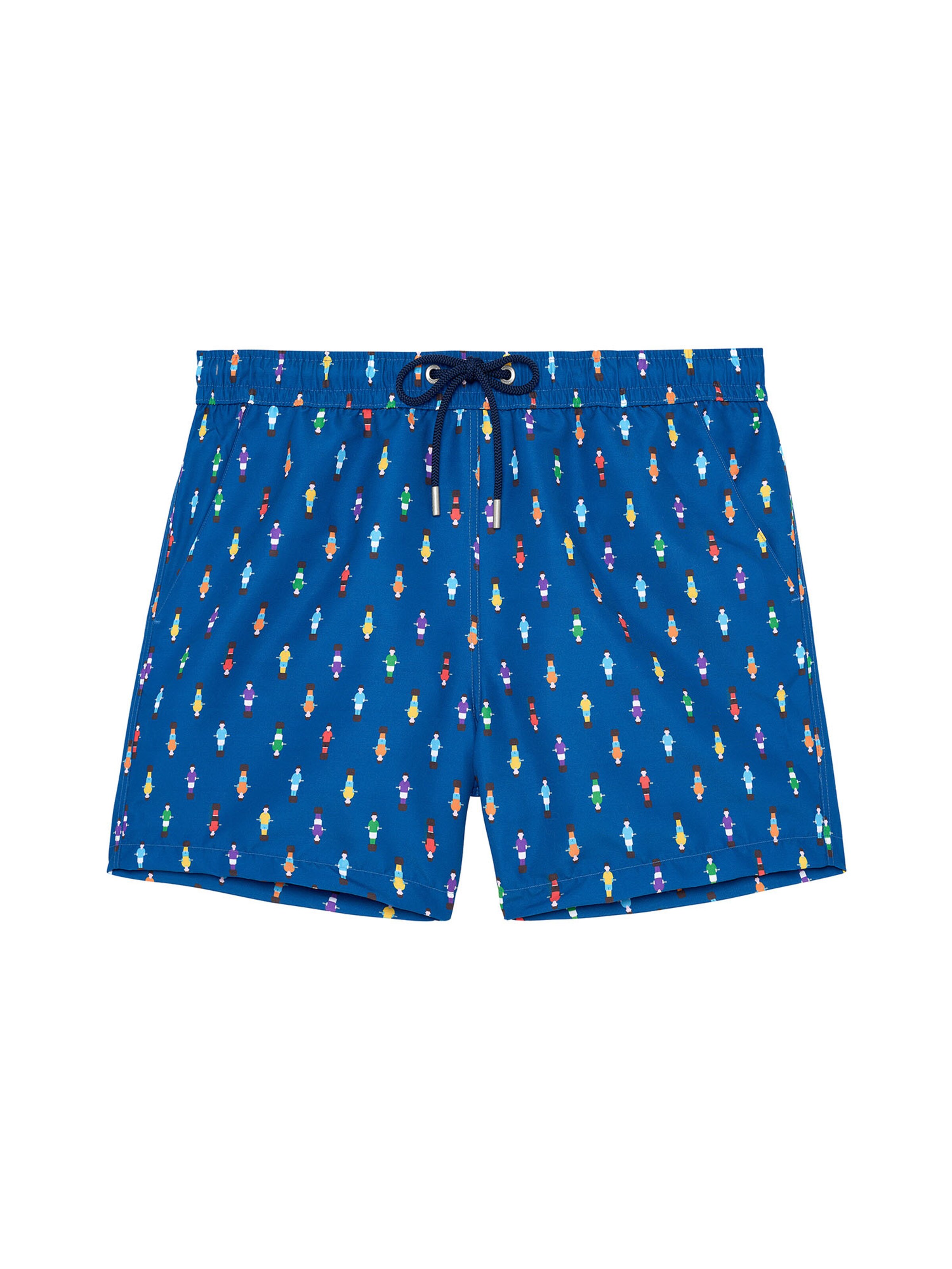 Shorts de bain ' Beach Boxer Calcio ' HOM en bleu : devant
