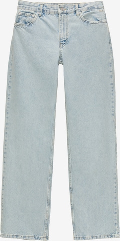 Pull&Bear Wide leg Jeans in Blue: front