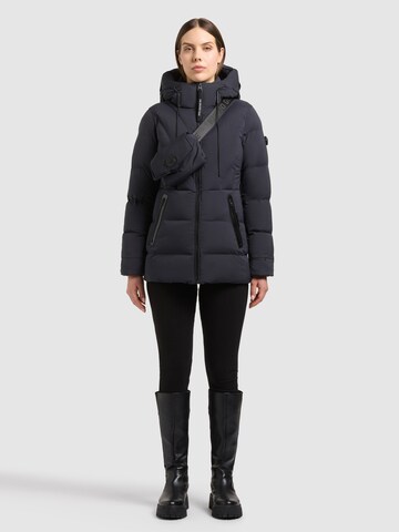khujo Winterjas 'Rabb2' in Blauw