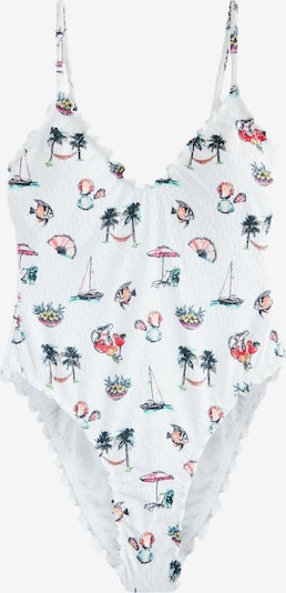 Maudymosi kostiumėlis iš Next, spalva – tamsiai žalia / oranžinė / šviesiai rožinė / balta, Prekių apžvalga