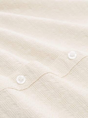 TOM TAILOR Comfort fit Button Up Shirt in Beige