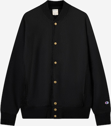 Champion Authentic Athletic Apparel Sweatjacke in Schwarz: Vorderseite