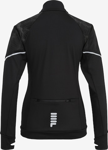 FILA Athletic Jacket 'RIDGE AOP' in Black