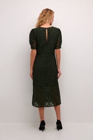 Cream Dress 'Bana' in Green