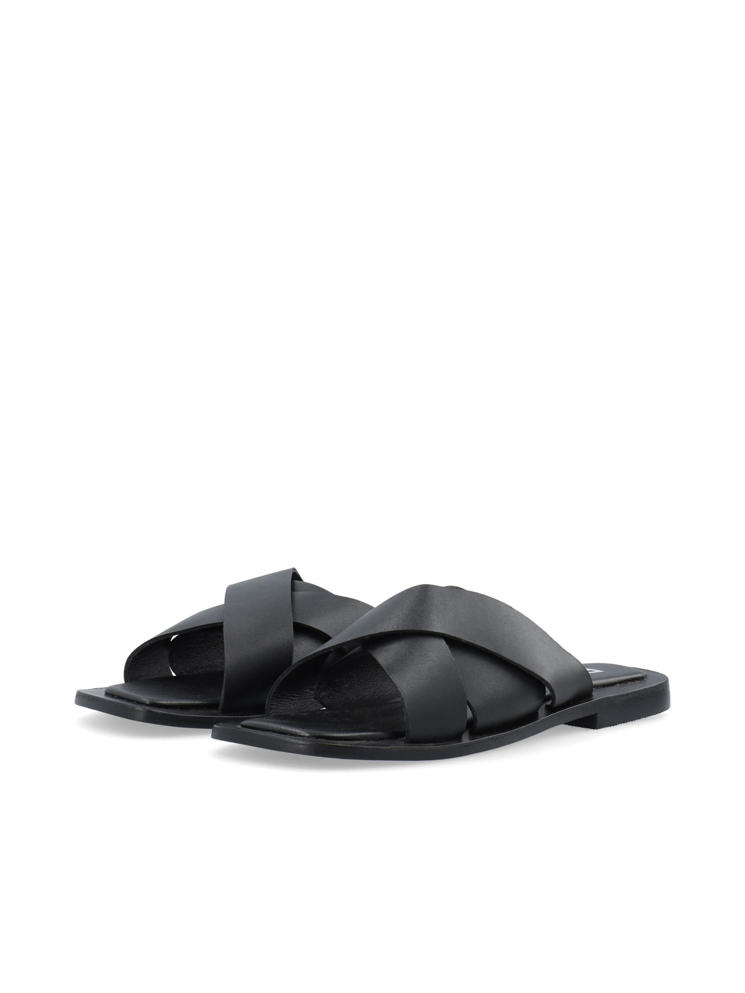 Mule 'Judy' Bianco en noir