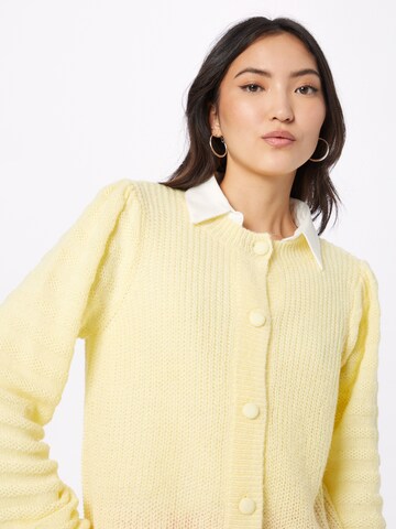 Cardigan Moves en jaune