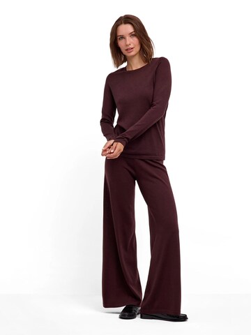 FALKE Pullover 'Pure Merino Wool' in Braun