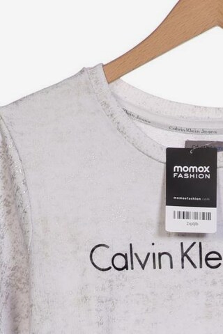 Calvin Klein Jeans Sweatshirt & Zip-Up Hoodie in S in Silver