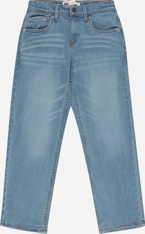 Levi's Kids Loosefit Jeans 'LVB STAT LOOSE TAPER JEANS' in Blauw: voorkant