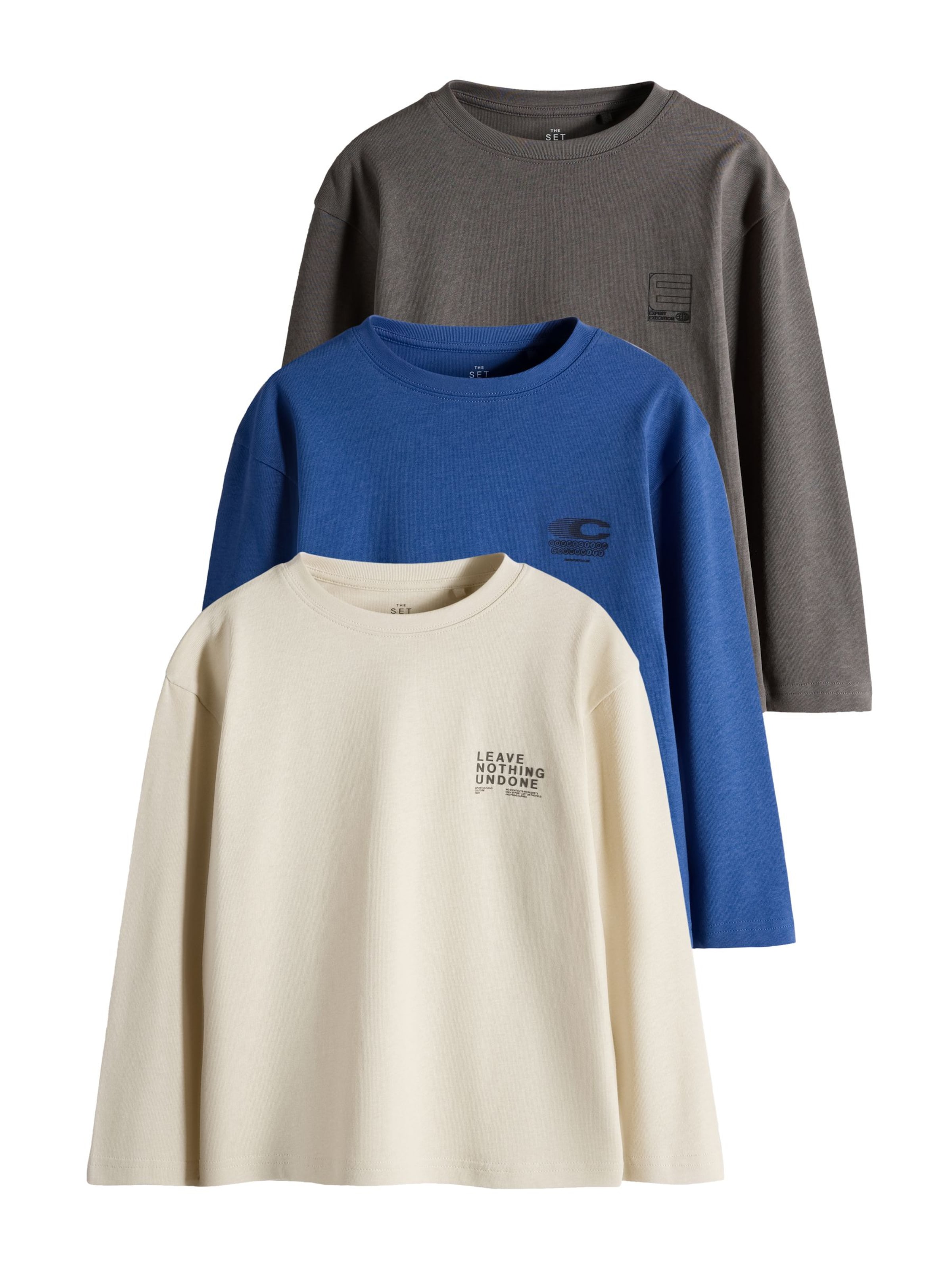 The Set - Camiseta en azul: frente