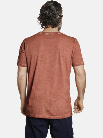 Jan Vanderstorm T-Shirt 'Helgo' in Orange