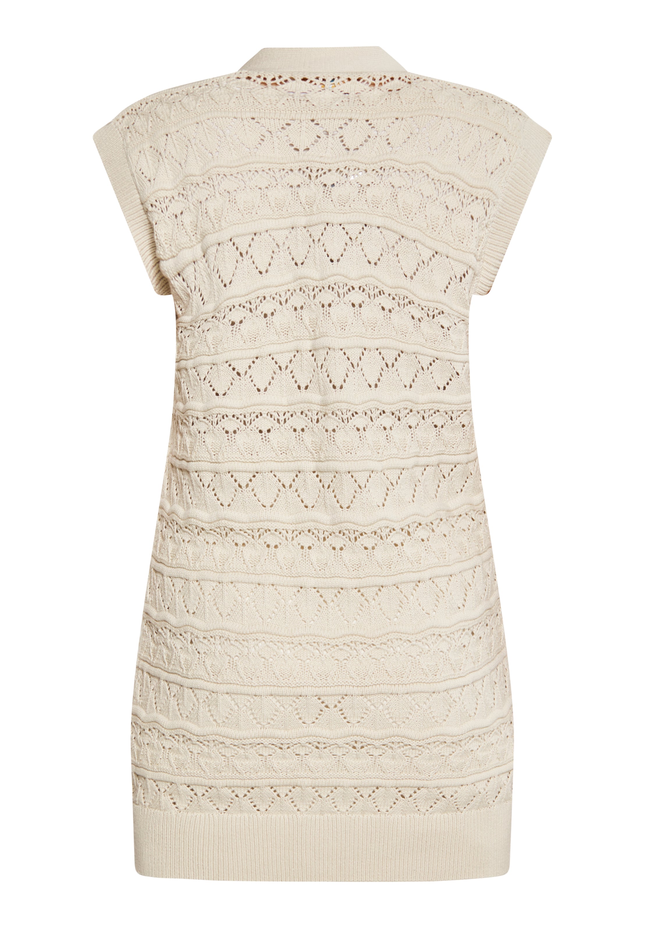 usha FESTIVAL Плетен елек в бежово