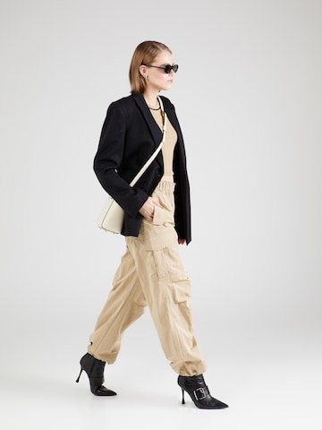 Sisley Loose fit Cargo Pants in Brown