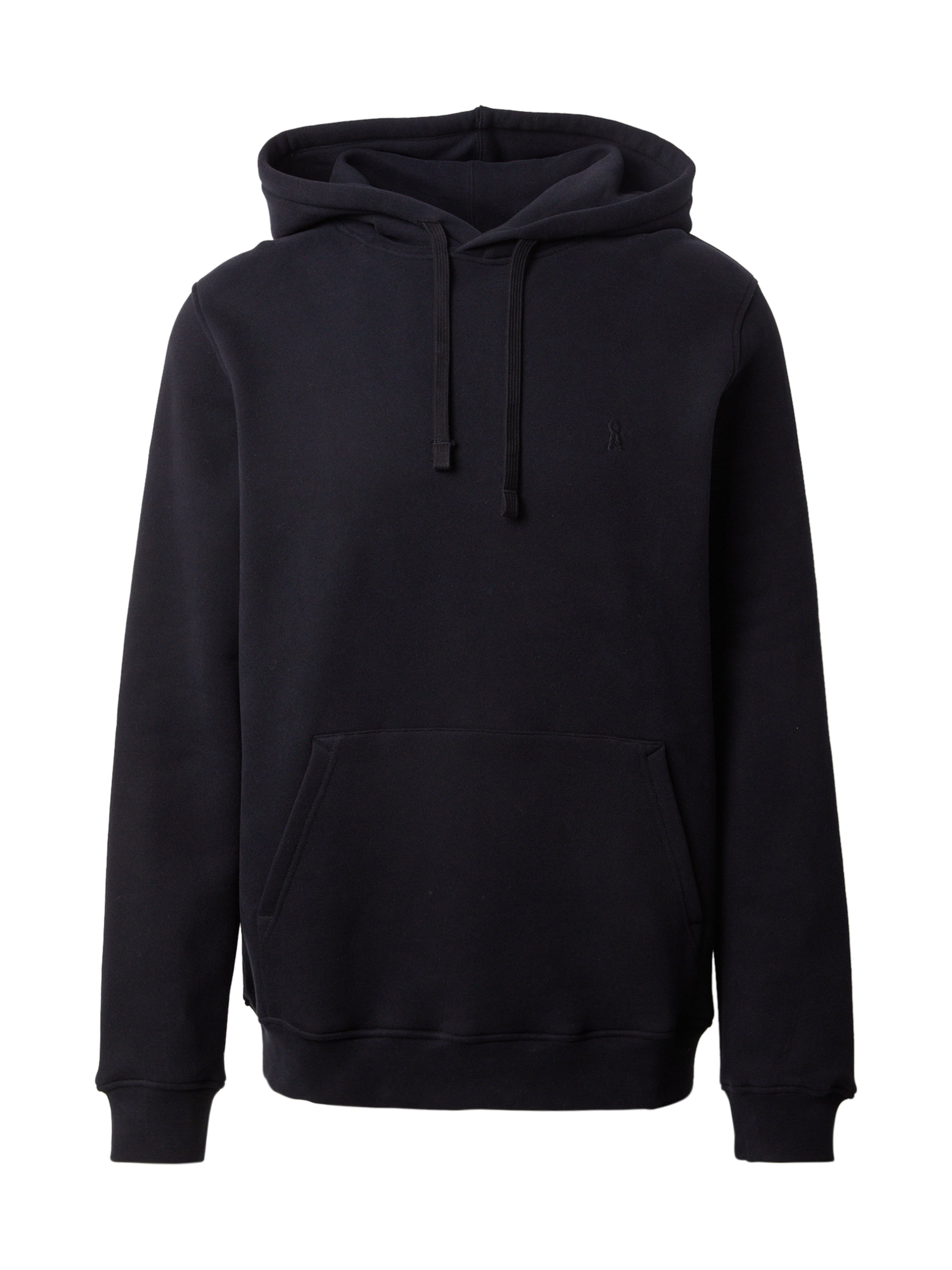 ARMEDANGELS Μπλούζα φούτερ 'PAARLO' σε μαύρο: μπροστά