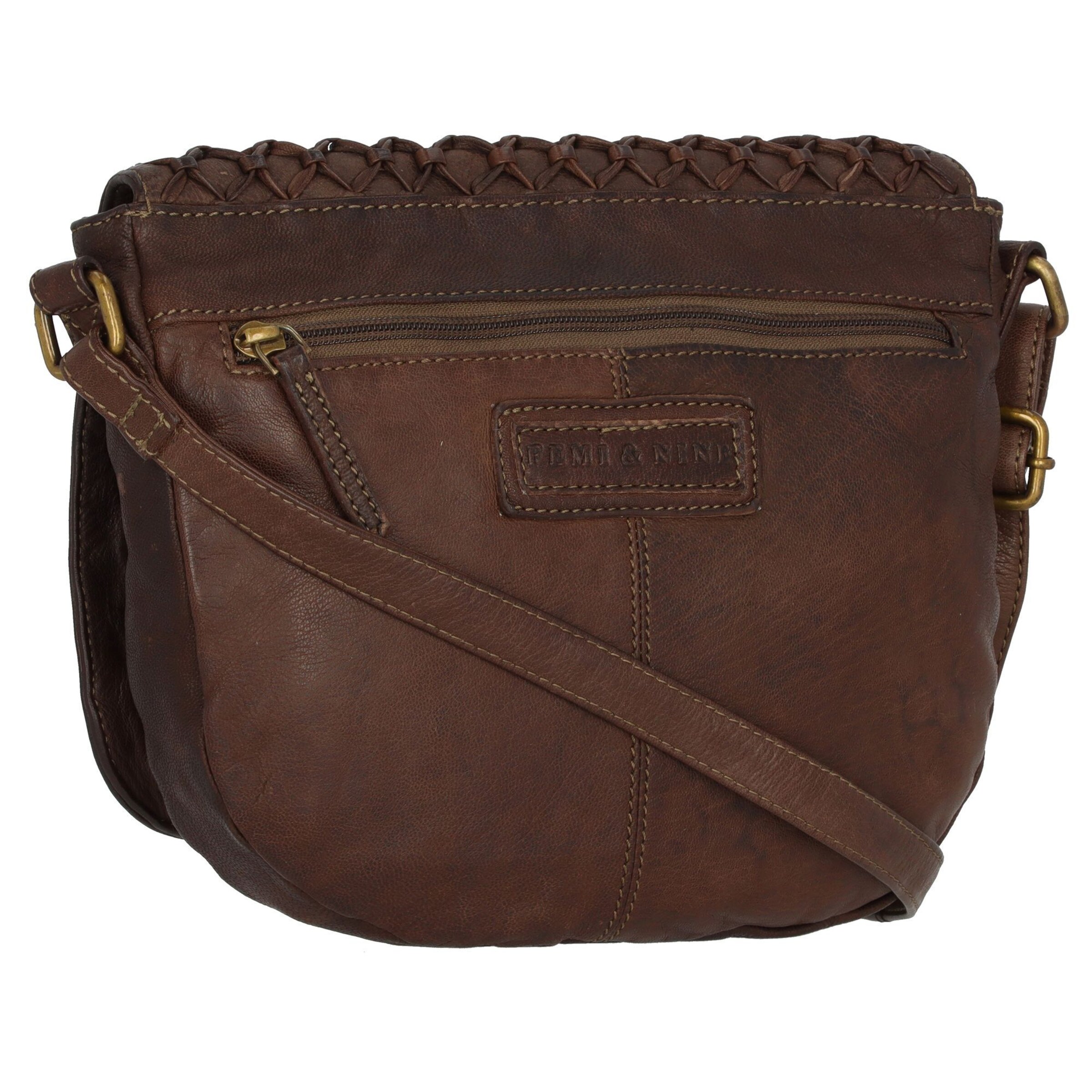 Greenland Nature Umhängetasche 'Femi & Nine' in Braun