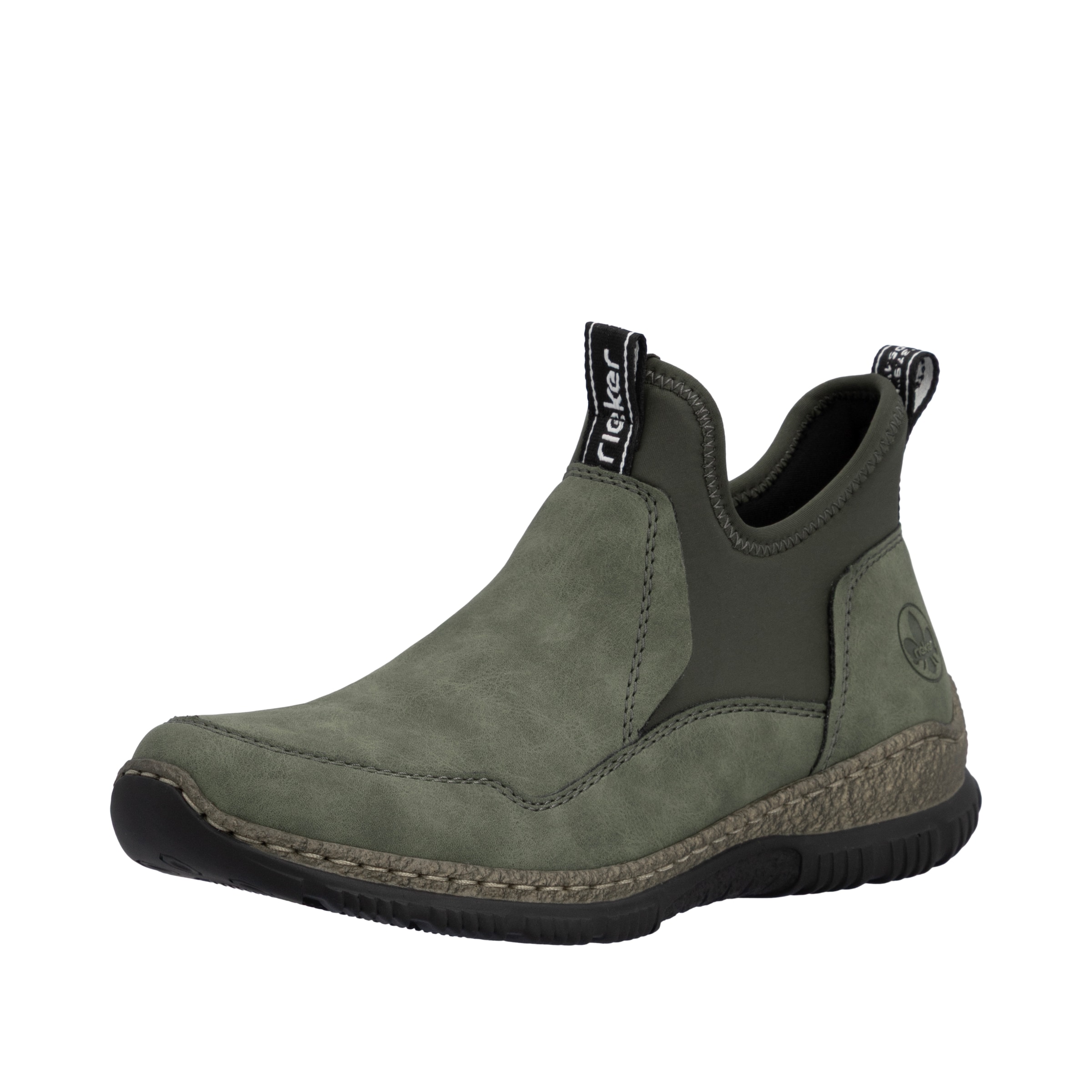 Rieker Slip On in Grün: Vorderseite