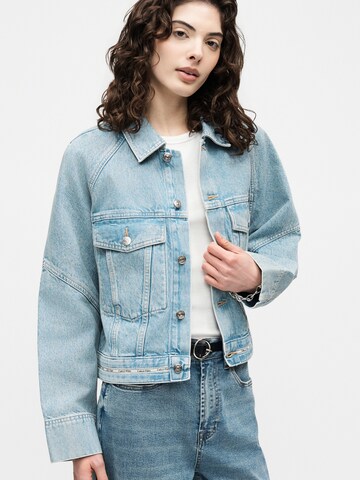 Calvin Klein Jeans Prehodna jakna | modra barva