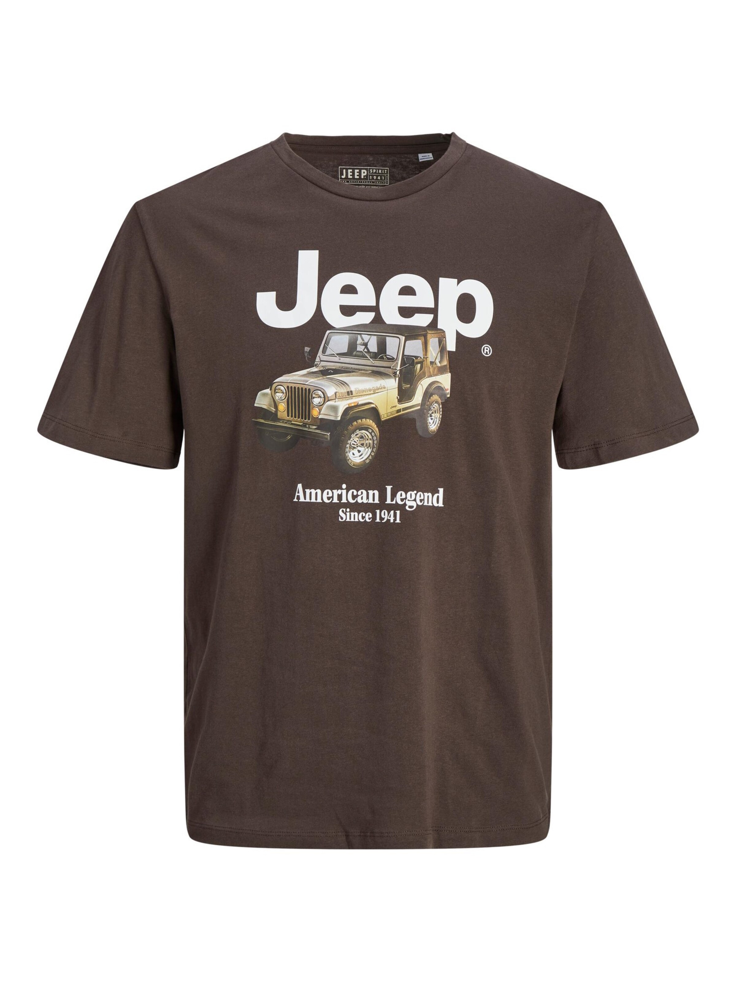 Maglietta di JACK & JONES in marrone: frontale