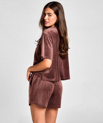 Hunkemöller Slaapshirt in Bruin